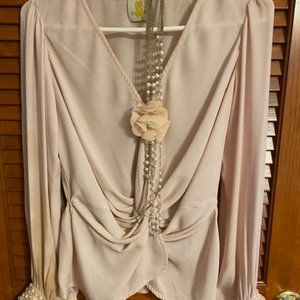 Elegant Sheer Blouse